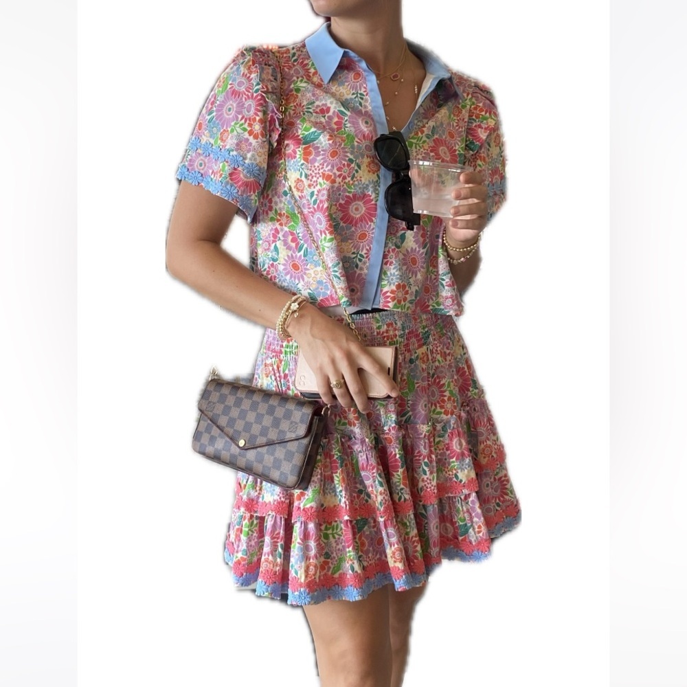 ALDEN ADAIR Austin Top, Blouse In Happy Daze